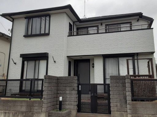 2階建て住宅の外壁塗装工事